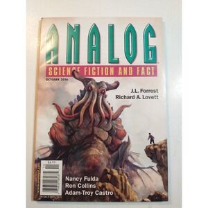 Analog Science Fiction and Fact Magazine October 2016 Nancy Fulda Ron Collins